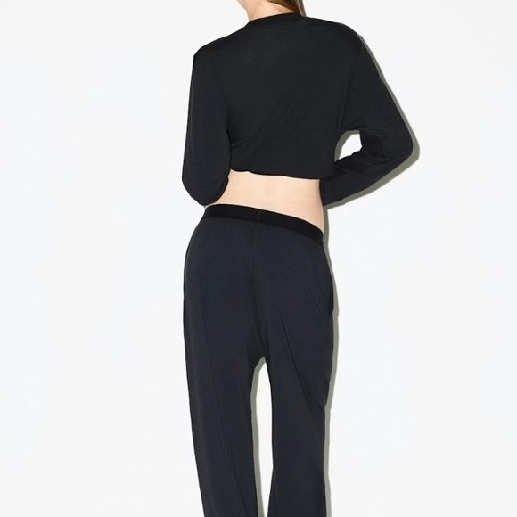 SKIMS Boyfriend Onyx Lounge Pants - XL - Picture 3 of 4